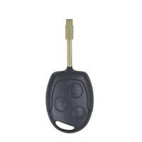 Llave de Repuesto con Control Remoto de 3 Botones para Automóvil, Modelo FO21, con Hoja Sin Cortar, para Ford Mondeo, Fiesta, Focus, Transit Connect