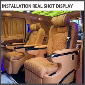 Asiento ajustable de cuero para <span class=keywords><strong>Camper</strong></span>, accesorio de lujo, Interior modificado, VIP, cómodo, Nappa - Product Image 5