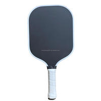 Raquette de pickleball en fibre de carbone de 16 mm, noyau en nid d'abeille, puissance, contrôle, rotation, équipement d'entraînement pour terrain extérieur
