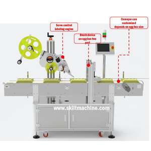 Máquina Etiquetadora Automática <span class=keywords><strong>de</strong></span> Cartones <span class=keywords><strong>de</strong></span> <span class=keywords><strong>Huevos</strong></span> SKILT (similar a EGMA-66) - para Cajas <span class=keywords><strong>de</strong></span> <span class=keywords><strong>Huevos</strong></span> <span class=keywords><strong>de</strong></span> Pulpa <span class=keywords><strong>de</strong></span> Papel - Autoadhesiva - Product Image 3