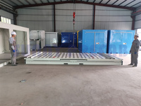 Stockage de conteneurs préfabriqués cloisonnés en acier de 20 pieds Stockage libre Assembler Conteneur mobile pliable Stockage portable empilable