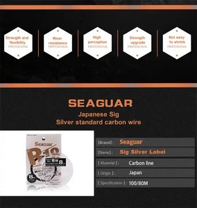 Seaguar R18 FLUORO LTD Ligne de pêche 3LB-25LB 100% Test au <span class=keywords><strong>fluorocarbone</strong></span> Monofilament en fibre de carbone <span class=keywords><strong>Fil</strong></span> de <span class=keywords><strong>carpe</strong></span> Ligne leader - Product Image 6