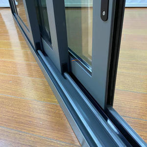 Fenêtre coulissante à trois voies en aluminium produit personnalisé bonne résistance au vent conception moderne haute résistance bonne vitesse - Product Image 6