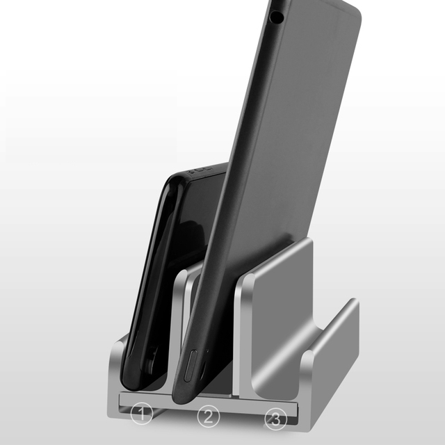 Space Saving Laptop Stand, Extendable Width Aluminum Desktop Holder for 10-17 Inch Laptops & Tablets (OEM Logo & Pack Support)