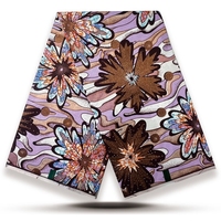 Kain Batik Ankara Twill Glitter Glam Ramah Lingkungan dari Katun Afrika untuk Kemeja & Tas