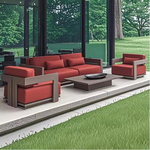Ensemble de meubles d'<span class=keywords><strong>extérieur</strong></span> de luxe, ensemble de canapés d'<span class=keywords><strong>extérieur</strong></span> modernes en <span class=keywords><strong>aluminium</strong></span>, meubles de jardin, canapé d'<span class=keywords><strong>extérieur</strong></span> imperméable, meubles de patio - Product Image 3
