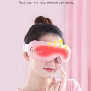 Máquina de terapia ocular con batería recargable de diseño elegante, masajeador de ojos con frecuencia vibratoria con pantalla LED con música integrada - Product Image 4