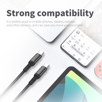 PD 100W 5A Charge rapide Haute puissance usb Type-C C Ordinateur Tablette 6 Cuivre Câble de transfert de données haute vitesse pour Huawei