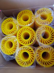 Roue solaire en polyuréthane bon marché personnalisée en usine roue sans écrasement pièces de rechange d'impression flexographique roue douce au toucher roue solaire en polyuréthane avec roulement - Product Image 2