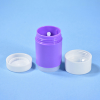 Récipient en plastique coloré de 10g 20g PP pour l'emballage rotatif de bâton de déodorant Logo ovale pour le bâton de torsion de crème solaire de lotion de parfum