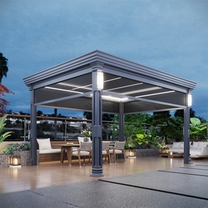 Weleadalu Patio trasero Venta al por mayor Dosel Gazebo Pérgola Jardín al aire libre Patio Pérgola de aluminio Gazebo al aire libre - Product Image 2