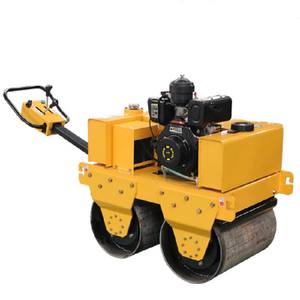 Rodillo vibratorio de doble tambor de gran oferta para compactador de alta eficiencia para construcción de carreteras de hormigón - Product Image 1