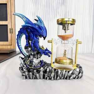Vente en gros de statues gothiques créatives pour bureau à domicile figurine de collection de <span class=keywords><strong>dragon</strong></span> <span class=keywords><strong>sablier</strong></span> sculpture de <span class=keywords><strong>dragon</strong></span> en résine <span class=keywords><strong>sablier</strong></span> statue - Product Image 6