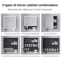 Kabinet Kamar Mandi PVC Tahan Air Minimalis Modern Melengkung Kombinasi Wastafel Keramik Terintegrasi yang Diperdalam