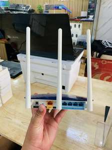 Routeur/Extenseur/AP 3-en-1 Xinsuhang <span class=keywords><strong>TP</strong></span>-<span class=keywords><strong>Link</strong></span> WR886N 450 Mbps 3 Antennes 3x MIMO Haute Vitesse 1 Port WAN 4 Ports LAN RJ45 Faible Consommation Anglais - Product Image 6