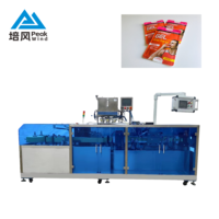 Machine de remplissage automatique personnalisée pour sachets cartoonesques de miel, sauce tomate, sauce fromage, pâte, emballage en carton