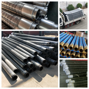 Tuyau en caoutchouc pour béton DN125, long, spiralé, pour ponceuse à piliers, 4 couches, renforcé de fils d'acier, pour pompe - Product Image 5
