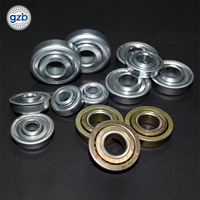 Roulements à billes F6000 F6001 en acier pressé avec bride estampée pour tondeuses à gazon, fabriqués en Chine