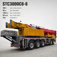 Modèle 2024 Grue à flèche télescopique 300t avec une forte capacité de levage et un système d'alimentation économe en carburant