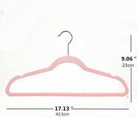 Jupe pantalon de mariée de 45cm, vêtements courts neutre, couleur brillante, robuste, antidérapant, logo personnalisé, cintres en velours, rose,