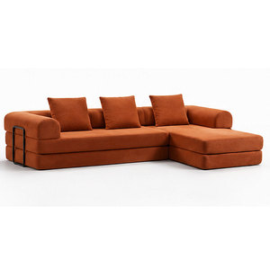 Nuevo Sofá de Espuma Comprimida de Alta Densidad con Tela Transpirable y Diseño Combinable para un Hogar Acogedor en Apartamentos y Hoteles - Product Image 1