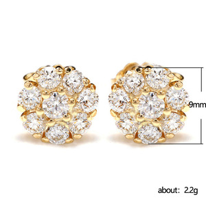 Orecchini a Perno con Pietre Scintillanti per Donne, Gioielli Eleganti per Uso Quotidiano e Feste, Vendita all'Ingrosso - Product Image 5