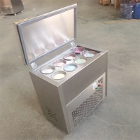 LSX Nouvelle conception 304 aciers inoxydables 6,8,32 seaux Machine de fabrication de blocs de glace Mein Mein Ice Brick Freezer Machinery