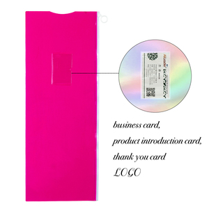 阿里利德定制聚氯乙烯假发衣架发包塑料透明假发收纳包带衣架的头发延伸袋 - Product Image 5