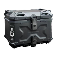 F2MOTO Boîte supérieure de moto en gros Boîte de queue de moto personnalisée en aluminium pour toutes les motos 45L/55L