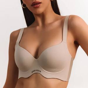 Nuovo Design grande busto Minimizer Plus Size reggiseno Push-Up morbido Push up supporto Anti-Sagging 3/4 tazza reggiseno Sexy da donna - Product Image 3