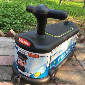 卡车警察婴儿城市公共汽车秋千车儿童儿童骑乘玩具儿童公园驾驶摆渡车 - Product Image 2
