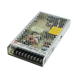 LRS-200-24 SMPS MeanWell 200W 24V 8A comutação da fonte de alimentação 220V a 3.3v 5v 12v 15v 24v 36v 48v DC Power Supplies 5A 8A 10A