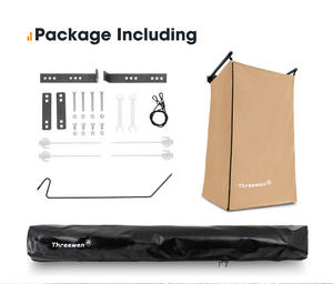 Cortina de ducha al aire libre de alta calidad RV Campers Van Tienda de ducha Cortina de ducha al aire libre ajustable - Product Image 4