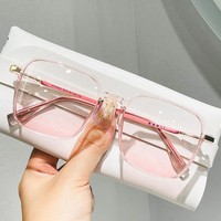 Nouveaux modèles Lunettes de soleil à grand cadre Lunettes de soleil dégradées Lunettes de soleil résistantes aux UV