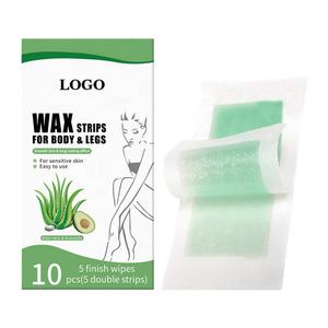 Bandas Depilatorias de Cera con Logotipo Privado Personalizado OEM, Depilación para Piel Limpia y Suave, para Cuerpo y Piernas - Product Image 2