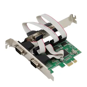 PCIE 4 Port seri RS232 DB9 genişleme kartı PCI Express masaüstü PLC adaptörü denetleyici kartı