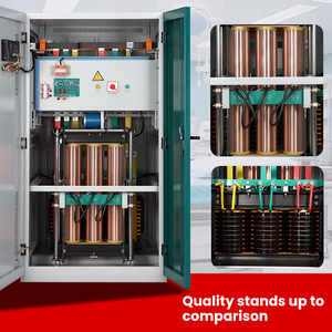 Régulateur de tension automatique triphasé, stabilisateur en cuivre SBW 400KVA à 3000KVA, haute efficacité, durabilité, commande par servomoteur - Product Image 4