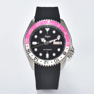 Rol Yacht <span class=keywords><strong>Masters</strong></span> Series Reloj deportivo para hombre Japón 8215 Correa de goma mecánica automática 20mm Acero inoxidable Alarma Cuero - Product Image 3