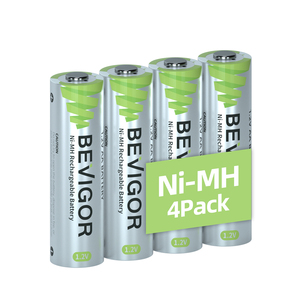 Bevigor 2800mAh 1.2V <span class=keywords><strong>AA</strong></span> có thể sạc lại Ni-MH pin cho điều khiển từ xa không dây chuột điện đèn pin thiết bị y tế - Product Image 1
