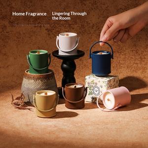 Bougie d'aromathérapie artisanale haut de gamme en cire de soja, parfum fruité, coffret cadeau, diffuseur d'ambiance intérieur, décoration, <span class=keywords><strong>anniversaire</strong></span> - Product Image 3