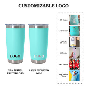 Logo personalizzato Auto di Vuoto Thermos Isolato Bicchiere Doppia Parete Per Andare Riutilizzabile 304 In Acciaio Inox Tazza di Caffè Tazza con Coperchio - Product Image 2