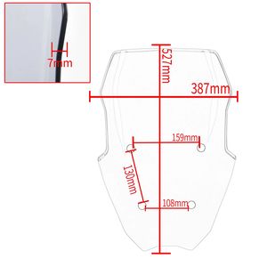 RACEPRO-accesorios para parabrisas de motocicleta, Protector de parabrisas, piezas protectoras de pantalla para <span class=keywords><strong>BMW</strong></span> C400X <span class=keywords><strong>C400</strong></span> X 2018 2019 2020 202 - Product Image 4