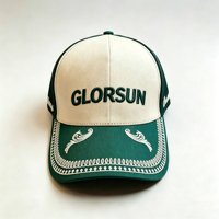 Casquette de baseball personnalisée brodée en 3D pour femmes et hommes, casquette de sport à 6 panneaux, chapeau bicolore avec visière brodée, casquette trucker