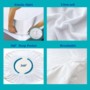 Ensemble de draps de lit sur mesure pour lit simple, queen, double, king size, draps de lit pour lits - Product Image 3