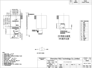 Polcd 1.3 inch TFT <span class=keywords><strong>LCD</strong></span> màn hình cảm ứng <span class=keywords><strong>st7789v</strong></span> <span class=keywords><strong>IC</strong></span> 240*240 xem đầy đủ LCM hiển thị cho đồng hồ thông minh - Product Image 6