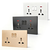 Precio de Fábrica, Enchufe Europeo de 16A, Enchufe Británico de 13A, Enchufe Universal para África, Dubái, Kenia, Enchufe para PC, Interruptor de Pared 146
