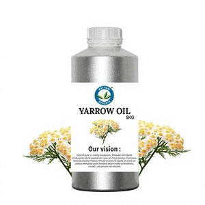 Katyani Exports Yarrow(Achillea Millefolium) Essential Oil 5KG Steam Distilled <b>Flower</b> Oil for Cosmetics Industry- Madhya Pradesh - Product Image 1
