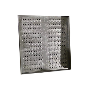 SS304 thép không gỉ Grating lối đi nền tảng cầu thang treads rãnh thoát nước Bìa báo chí-khóa Thép Grating đục lỗ cắt - Product Image 1
