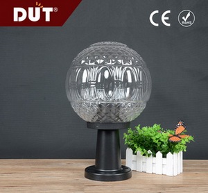 Chất lượng cao 250mm Opal mô hình bóng nhựa bóng đèn E27 cơ sở IP44 đánh giá 3-năm bảo hành ngoài trời Vườn trụ cột cổng ánh sáng - Product Image 5