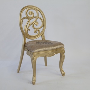 Chaises royales pour Banquet de mariage, nouvel hôtel aux pendantifs, soir, fête fantôme - Product Image 4